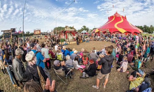 2 glastonbury festival circus and theatre fields