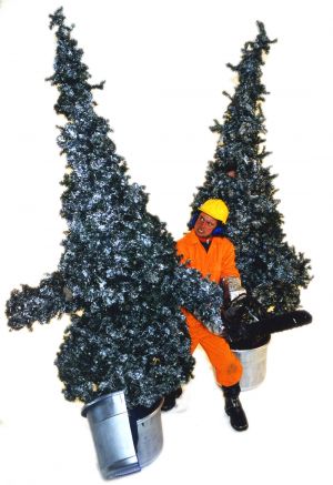 Christmas Tree Statues