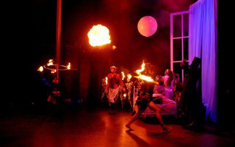 circus fire show
