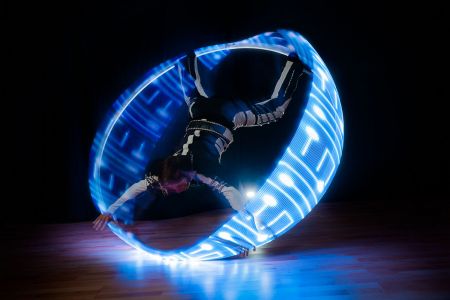 cyr wheel LED