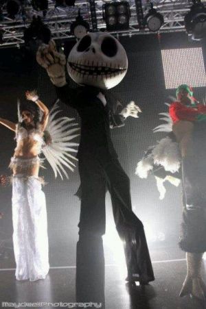 Jack Skellington On Stilts