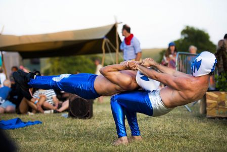 strongman acrobats