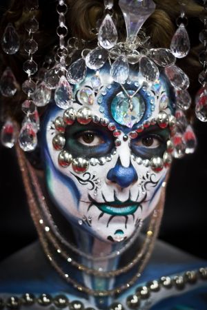 sugar skull makeup artist