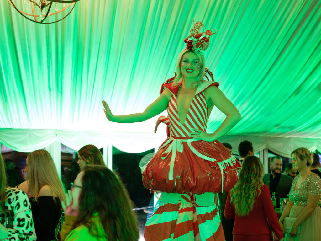 Area51's candy themed entertainment and costumes at the Heart of England Conference & Events centre for Krispy Kreme Doughnuts.